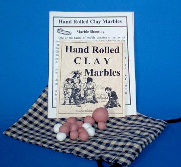 Hand Rolled Clay Marbles