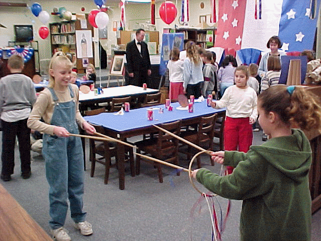 Girls Playing Graces